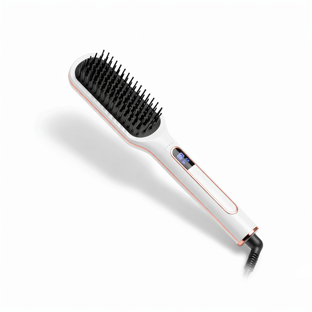 Brosse Chauffante Lissante Rapide | Cheveux Brillants et Coiffage Express - Beautybienetre.