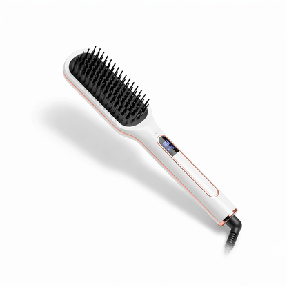 Brosse Chauffante Lissante Rapide | Cheveux Brillants et Coiffage Express - Beautybienetre.
