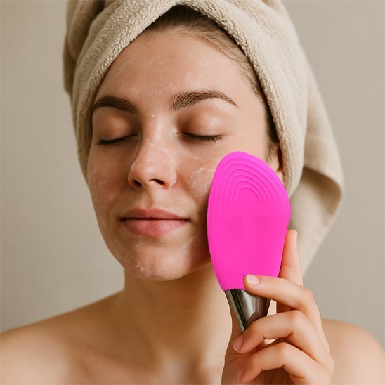 Brosse nettoyante visage | PureDerm - Beautybienetre.