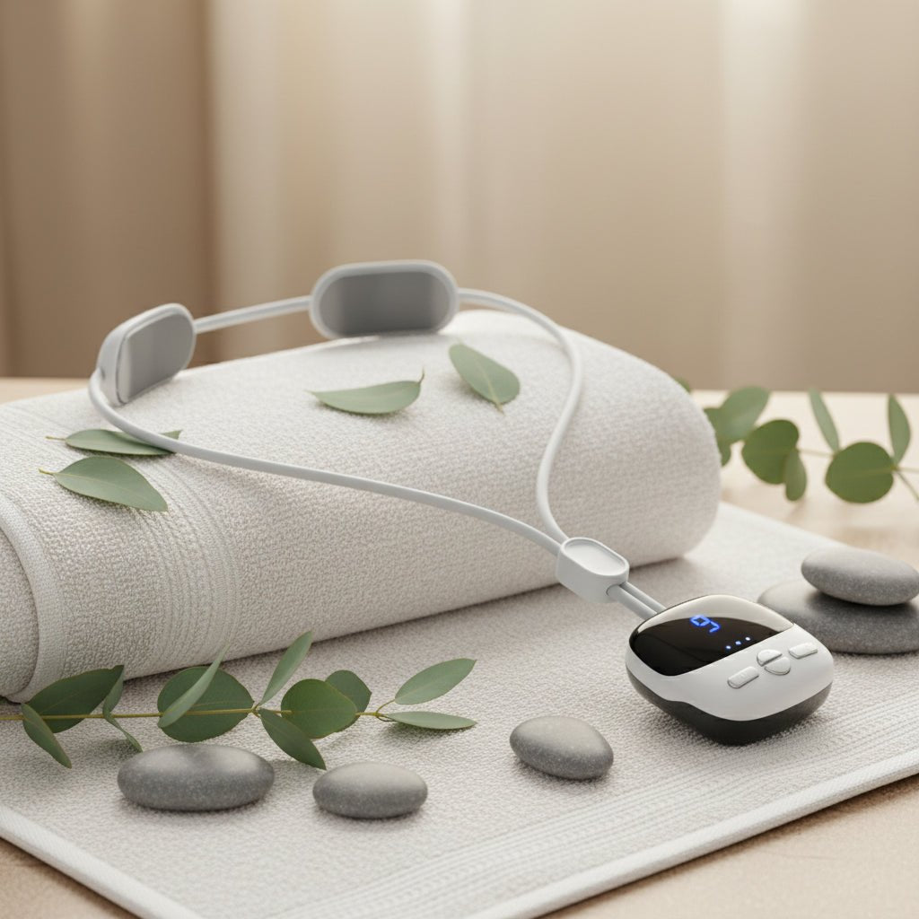 Masseur Cervical Portable – Compresse Chaude & Impulsion pour le Cou - Beautybienetre.