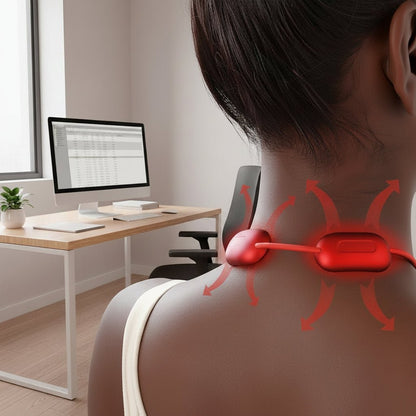 Masseur Cervical Portable – Compresse Chaude & Impulsion pour le Cou - Beautybienetre.