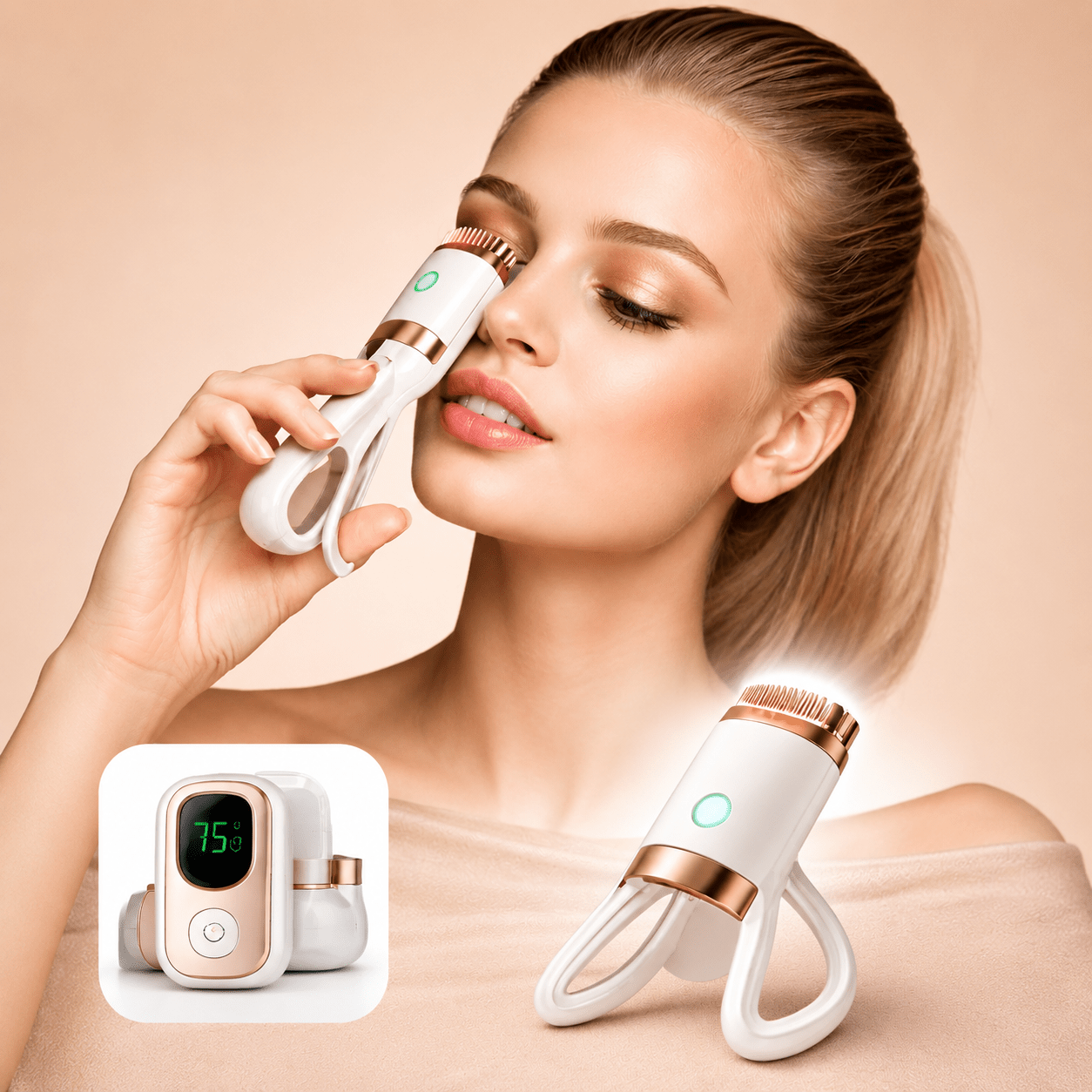 Recourbe Cils Chauffant | Regard Intense et Cils Parfaitement Recourbés - Beautybienetre.